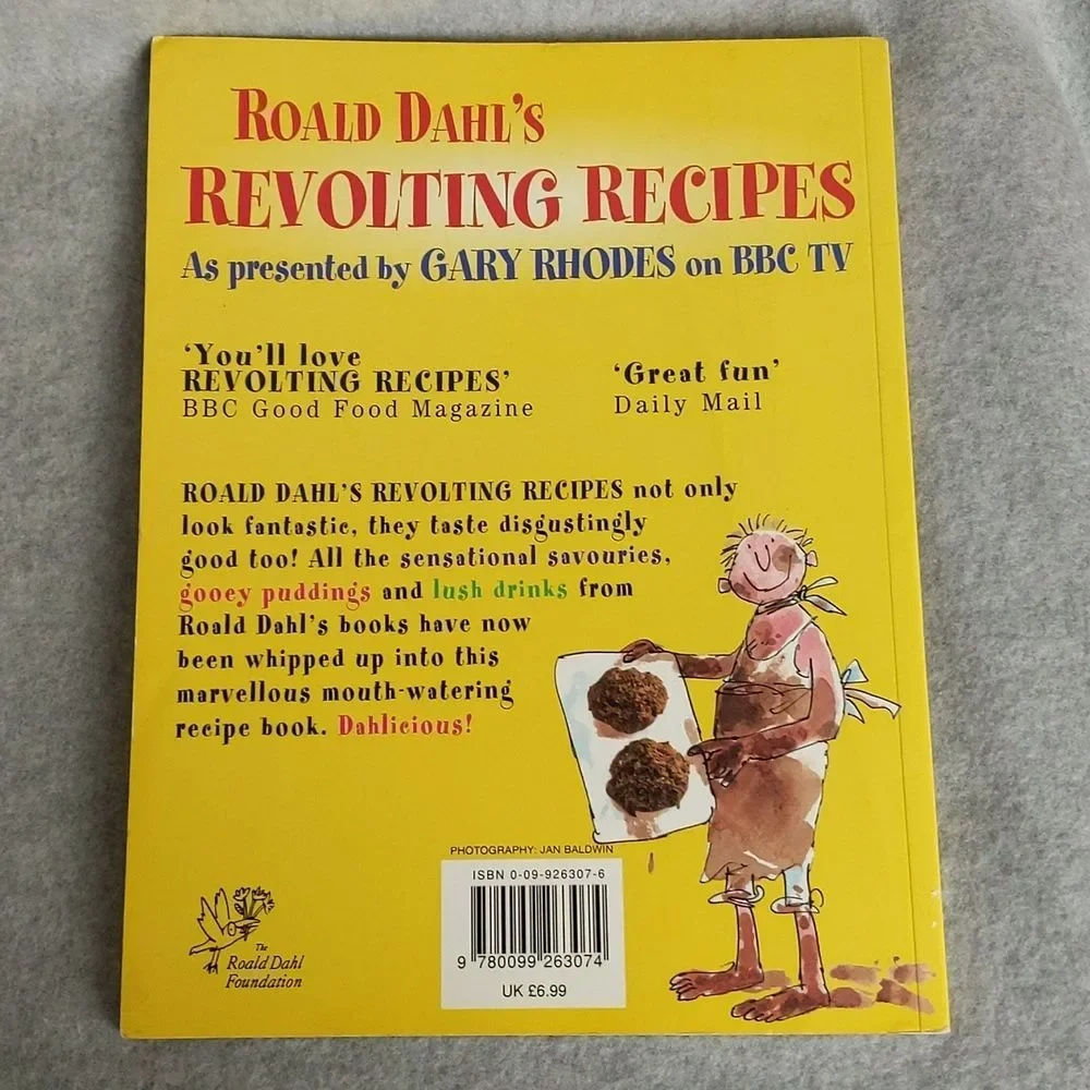 Roald Dahl's Revolting Recipes - Children's Paperback Cookbook